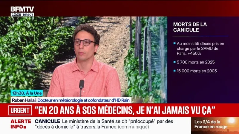 RUBEN HALLALI, DOCTEUR EN MÉTÉOROLOGIE: « J’AI PERDU MON GRAND-PÈRE MARDI MATIN, IL AVAIT 96 ANS, JE PENSE QUE LA CANICULE A ÉTÉ UN ACCÉLÉRATEUR »