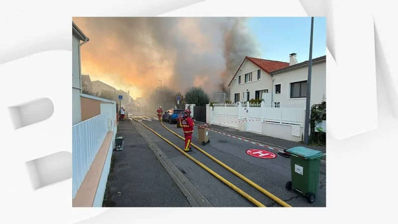 HAUTS-DE-SEINE: UN INCENDIE SE DÉCLARE DANS UNE ANCIENNE ÉCOLE MATERNELLE DE CHÂTILLON, AUCUN BLESSÉ À DÉPLORER