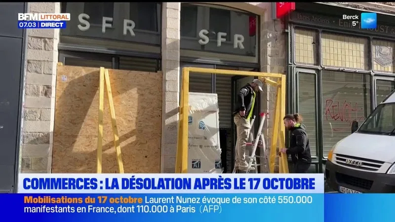 VIOLENCES URBAINES : 83 COMMERCES ONT ÉTÉ TOUCHÉS À LILLE