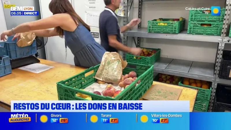 LES DONS POUR LES RESTOS DU COEUR SONT EN BAISSES, ILS RECHERCHENT DES BÉNÉVOLES