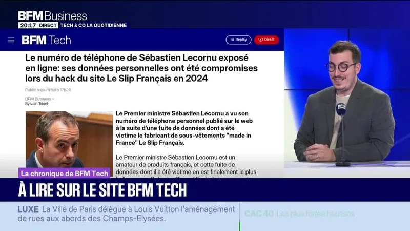 À LIRE SUR LE SITE TECH&CO : LE NUMÉRO DE TÉLÉPHONE DE SÉBASTIEN LECORNU EXPOSÉ EN LIGNE, SES DONNÉES PERSONNELLES ONT ÉTÉ COMPROMISES LORS DU HACK DU SITE LE SLIP FRANÇAIS EN 2024, PAR SYLVAIN TRINEL – 07/10