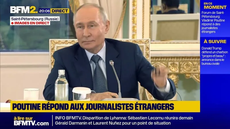 « QU’EN EST-IL DE LA FRANCE ? »: LA PIQUE DE VLADIMIR POUTINE À PROPOS DE LA DETTE PUBLIQUE FRANÇAISE