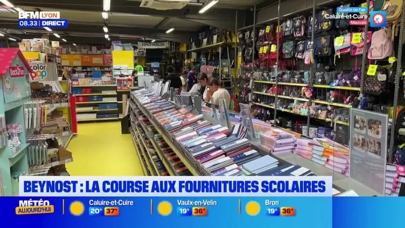 BEYNOST : LA COURSE AUX ACHATS A COMMENCÉ, APRÈS LE VERSEMENT DE L’ALLOCATION DE RENTRÉE SCOLAIRE