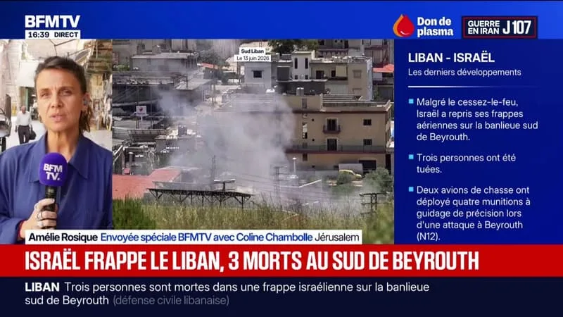 LA TENSION NE RETOMBE PAS ENTRE ISRAËL ET LE HEZBOLLAH, ALORS QUE L’IRAN PRÉVIENT QUE LES FRAPPES ISRAÉLIENNES AU LIBAN NE RESTERONT PAS IMPUNIES