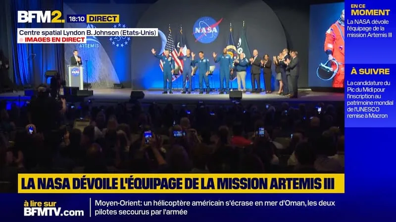LA NASA DÉVOILE L’ÉQUIPAGE D’ARTEMIS III, AVEC LE PREMIER EUROPÉEN DE L’HISTOIRE DU PROGRAMME