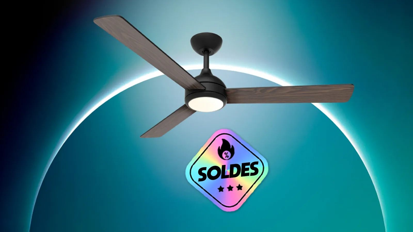 LA CANICULE EST PLUS VIVABLE GRÂCE À CE VENTILATEUR DE PLAFOND PHILIPS AVEC ÉCLAIRAGE INTÉGRÉ SOLDÉ À -35%