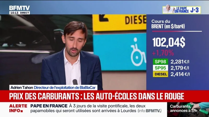 CRISE DES CARBURANTS: « DEPUIS DÉBUT MARS, ON A PLUS DE 220.000 FRANÇAIS QUI SE SONT MIS À COVOITURER EN TANT QUE CONDUCTEURS », INDIQUE ADRIEN TAHON, DIRECTEUR DE L’EXPLOITATION DE BLABLACAR