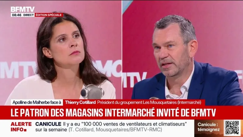 THIERRY COTILLARD (PRÉSIDENT DU GROUPEMENT LES MOUSQUETAIRES): « IL N’Y AURA PAS D’INFLATION, ELLE SERA MAÎTRISÉE »