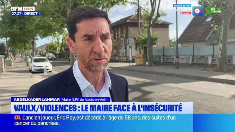 VAULX-EN-VELIN : LE MAIRE FACE À L’INSÉCURITÉ