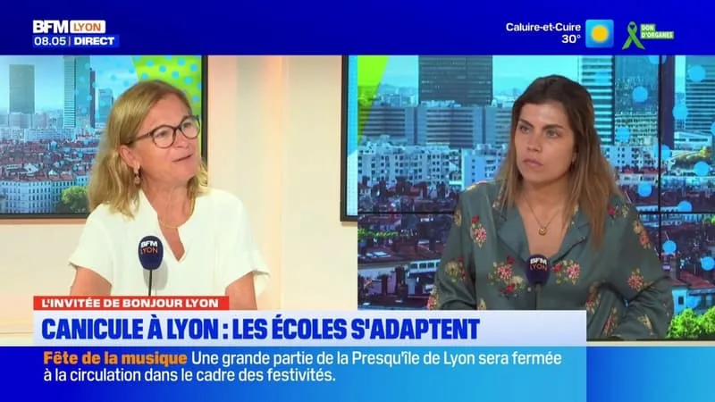 CANICULE À LYON : LES ÉCOLES S’ADAPTENT
