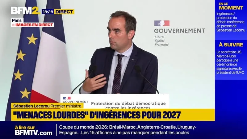 « JE REDIS LA CONFIANCE DANS L’ACTION QUE LE GARDE DES SCEAUX EST EN TRAIN DE MENER » A AFFIRMÉ LE PREMIER MINISTRE SÉBASTIEN LECORNU