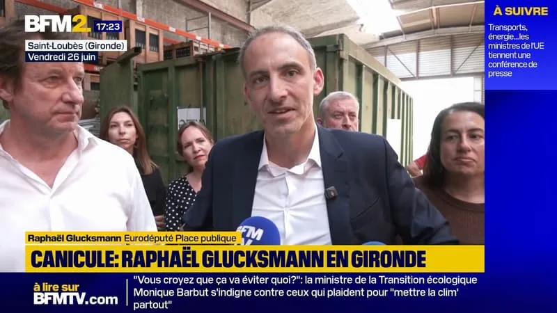 « DANS TROIS SEMAINES, MARINE LE PEN AURA COMPLÈTEMENT OUBLIÉ LA CANICULE »: RAPHAËL GLUCKSMANN TACLE LE RN À PROPOS DE LA CLIMATISATION