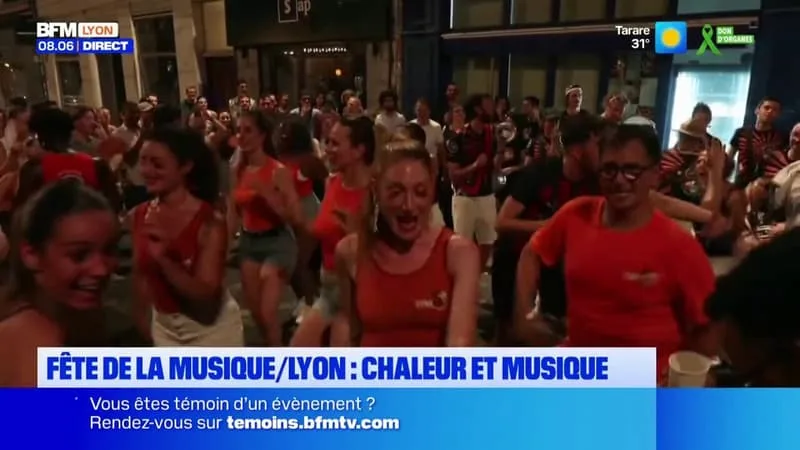 CHALEUR ET MUSIQUE : RETOUR SUR LA FÊTE DE LA MUSIQUE À LYON