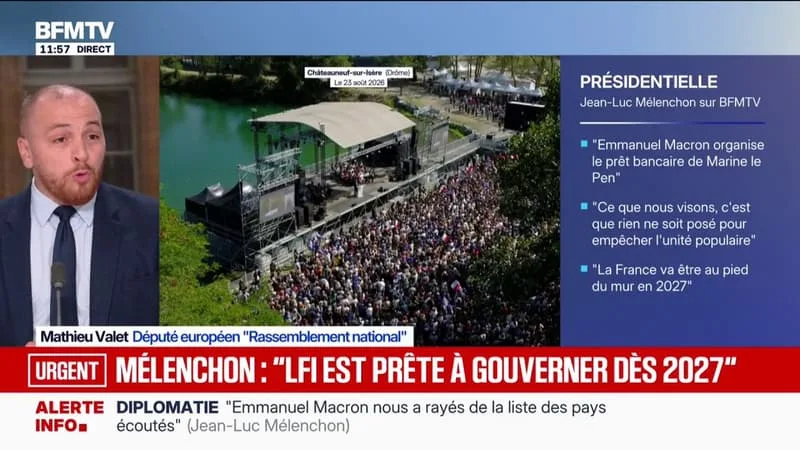 DISCOURS DE JEAN-LUC MÉLENCHON: « J’AI ENTENDU BEAUCOUP DE FUMISTERIES ET PAS BEAUCOUP DE PROPOSITIONS CONCRÈTES », SOUFFLE MATHIEU VALET (RN)