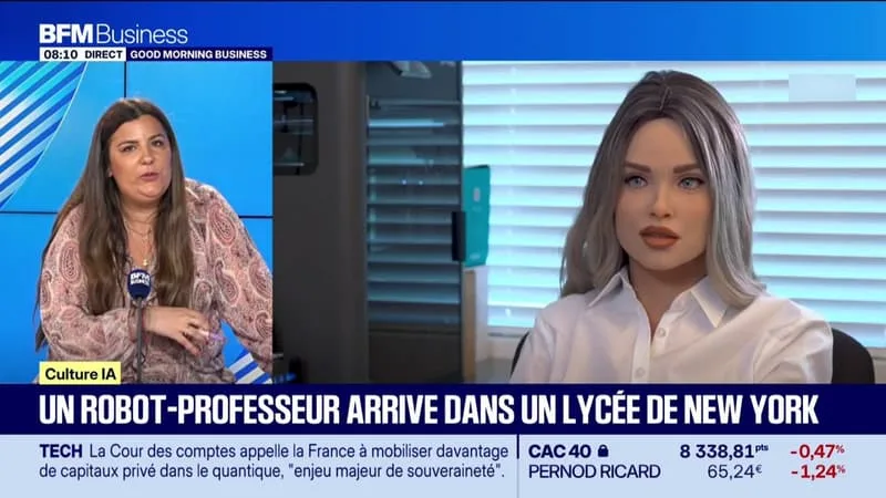 UN ROBOT-PROFESSEUR ARRIVE DANS UN LYCÉE DE NEW YORK