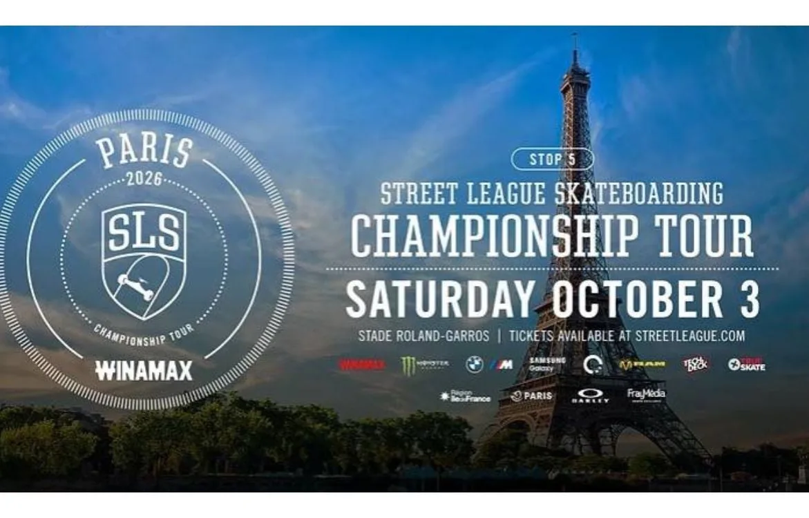 JEU CONCOURS : TENTEZ DE GAGNER 2 PLACES EN CATÉGORIE 1 POUR LA STREET LEAGUE SKATEBOARDING PARIS 2026