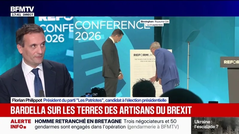 « SI ON VEUT REPRENDRE LE CONTRÔLE DE NOTRE PAYS, IL FAUT SORTIR DE L’UNION EUROPÉENNE », ESTIME FLORIAN PHILIPPOT, PRÉSIDENT DU PARTI LES PATRIOTES ET CANDIDAT À L’ÉLECTION PRÉSIDENTIELLE