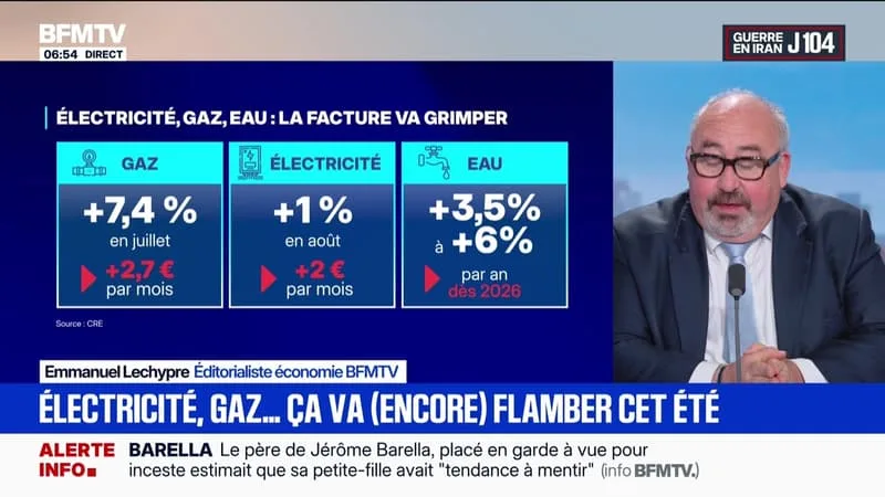 BFM CONSO : ÉLECTRICITÉ, GAZ… ÇA VA (ENCORE) FLAMBER CET ÉTÉ – 11/06