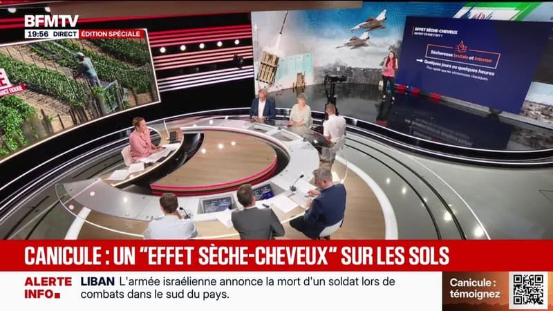 LES ÉCLAIREURS – AVEC LES FORTES CHALEURS QUI TOUCHENT UNE PARTIE DE LA FRANCE, QU’EST-CE QUE L’EFFET « SÈCHE-CHEVEUX » SUR LES SOLS ?