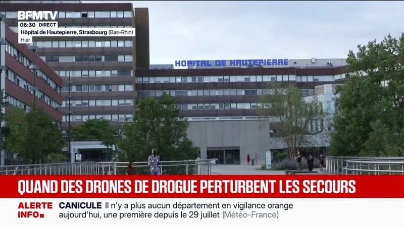 STRASBOURG: LA LIVRAISON DE DROGUE PAR DRONE EN PRISON MENACE LES ATTERRISSAGES D’URGENCE À L’HÔPITAL