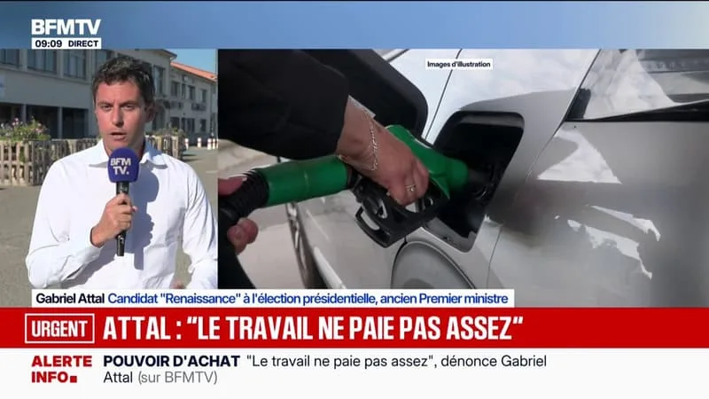 PRIX DES CARBURANTS: « À LONG TERME, L’OBJECTIF EST D’AVOIR UN PAYS OÙ LES FRANÇAIS DÉPENDENT MOINS DES COURS DU PÉTROLE », AFFIRME GABRIEL ATTAL