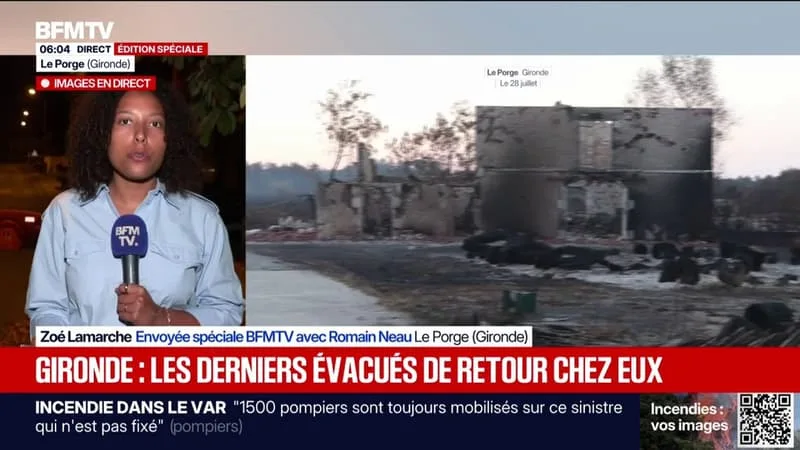 GIRONDE: LES HABITANTS DU PORGE POURRONT RENTRER CHEZ EUX À PARTIR DE 14H
