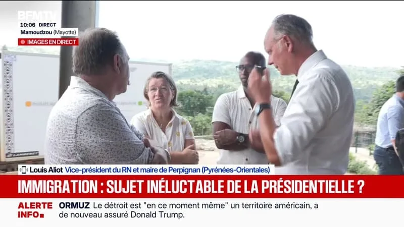 PRÉSIDENTIELLE: POUR LOUIS ALIOT, VICE-PRÉSIDENT DU RN, ÉDOUARD PHILIPPE ET JEAN-LUC MÉLENCHON « NE SONT PAS CRÉDIBLES SUR L’IMMIGRATION ET SUR MAYOTTE »