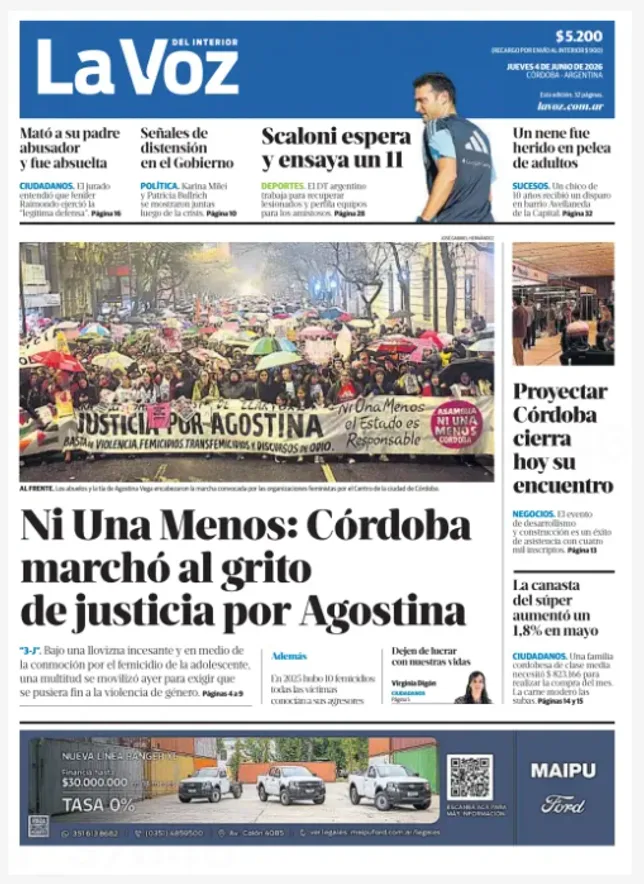 LES ARGENTINES À NOUVEAU MOBILISÉES CONTRE LES FÉMINICIDES