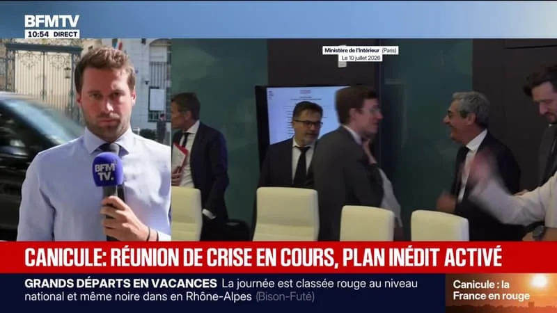 CANICULE: LE PLAN ORSEC « CHALEURS EXTRÊMES » DÉCLENCHÉ POUR AU MOINS 24 DÉPARTEMENTS CLASSÉS EN ROUGE