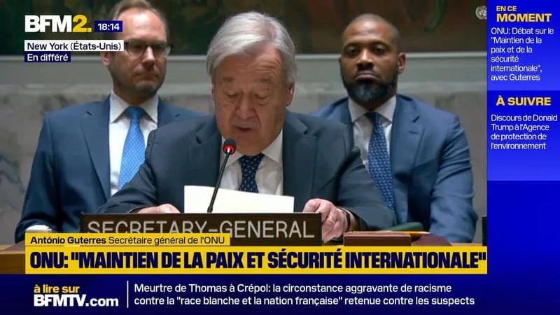 GUERRE AU MOYEN-ORIENT: « LA SITUATION DEVIENT DE PLUS EN PLUS INCONTRÔLABLE, ELLE EST AU BORD DE L’IMPENSABLE », ALERTE ANTONIO GUTERRES