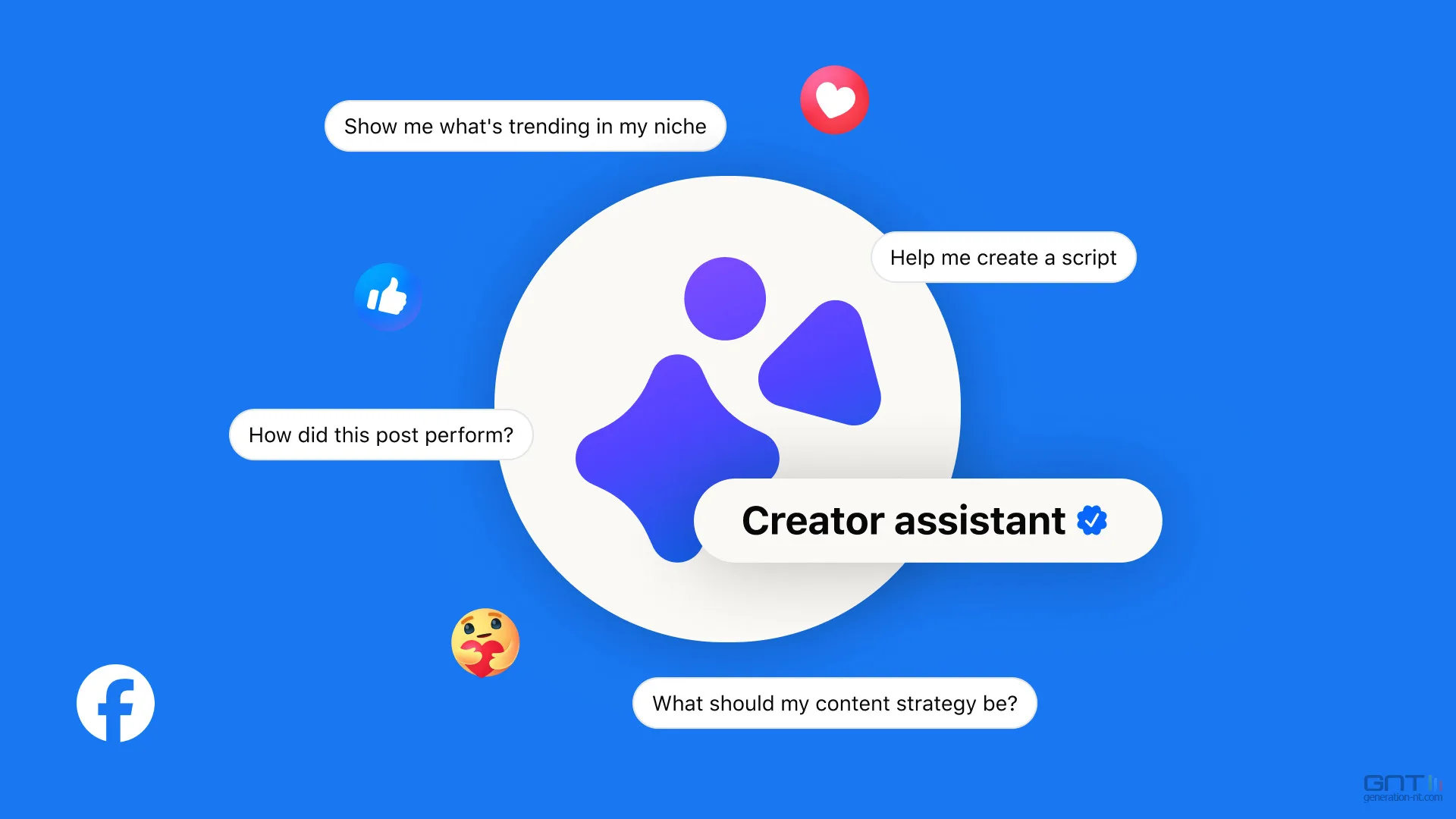 UN NOUVEL ASSISTANT IA POUR LES CRÉATEURS SUR FACEBOOK