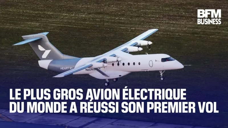 LE PLUS GROS AVION ÉLECTRIQUE DU MONDE A RÉUSSI SON PREMIER VOL
