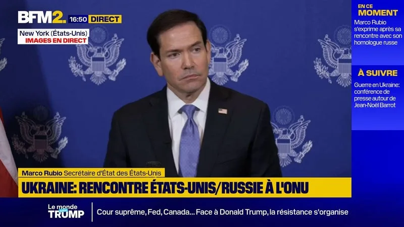 « CESSEZ-LE-FEU ÉNERGÉTIQUE » ENTRE L’UKRAINE ET LA RUSSIE: « CELA NE RÉSOUT PAS LA GUERRE », DÉCLARE MARCO RUBIO