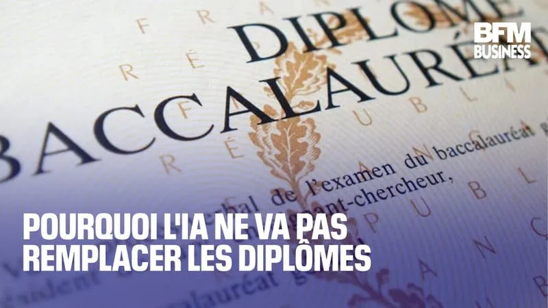 POURQUOI L’IA NE VA PAS REMPLACER LES DIPLÔMES