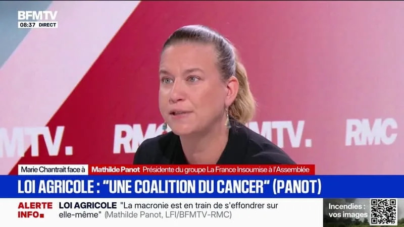 LOI D’URGENCE AGRICOLE: « LA SCIENCE A DÉJÀ TRANCHÉ » SUR LA DANGEROSITÉ DES NÉONICOTINOÏDES, AFFIRME MATHILDE PANOT, PRÉSIDENTE DU GROUPE LFI À L’ASSEMBLÉE