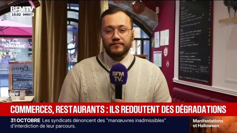 MANIFESTATION DU 31 OCTOBRE: « ON A DÉJÀ PERDU 30% DE NOTRE CHIFFRE D’AFFAIRES », CETTE RESTAURATRICE LYONNAISE N’A PLUS DE RÉSERVATION LE SAMEDI