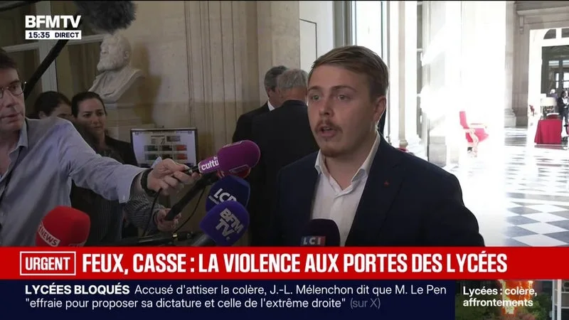 COLÈRE LYCÉENNE: « CE MALAISE NE SERA PAS TRAITÉ À COUPS DE MATRAQUE », DÉNONCE LOUIS BOYARD, DÉPUTÉ LFI DU VAL-DE-MARNE