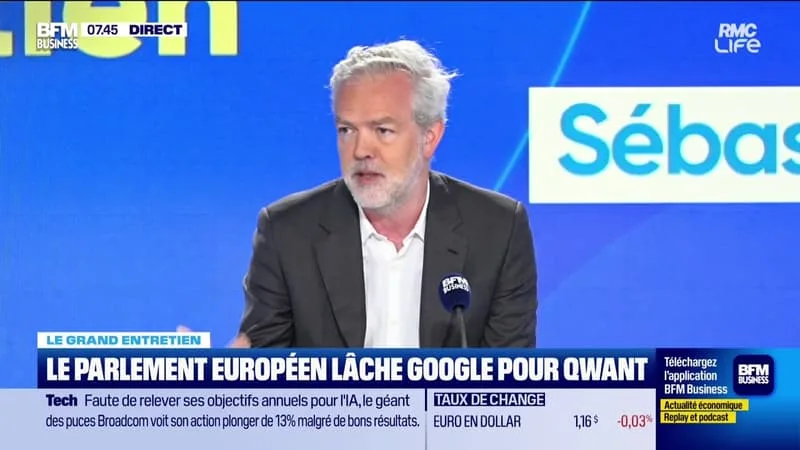 LE GRAND ENTRETIEN : LE PARLEMENT EUROPÉEN LÂCHE GOOGLE POUR QWANT – 04/06