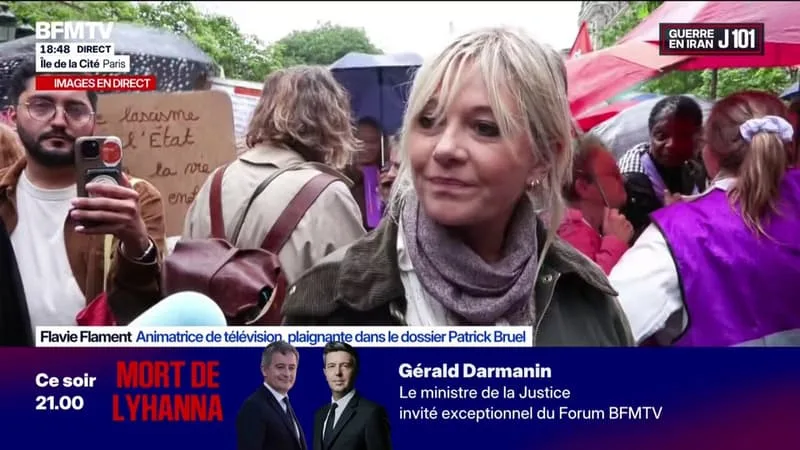 AFFAIRE PATRICK BRUEL: “J’ATTENDS DES NOUVELLES DE LA JUSTICE MAIS JE SUIS SOULAGÉE”, DÉCLARE FLAVIE FLAMENT, PLAIGNANTE DANS CE DOSSIER