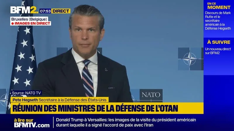 OTAN: LA CONTRIBUTION AMÉRICAINE EST « UN MESSAGE AU MONDE » QUI INDIQUE QUE LES ÉTATS-UNIS « SERONT PRÊTS À RÉAGIR LE CAS ÉCHÉANT DE MANIÈRE MUSCLÉE », SELON PETE HEGSETH