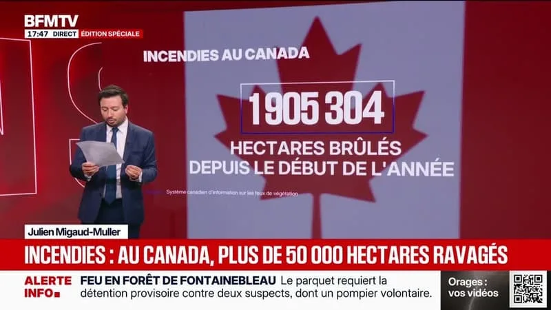 MARSCHALL TRUCHOT : INCENDIES, PLUS DE 50 000 HECTARES RAVAGÉS AU CANADA – 15/07