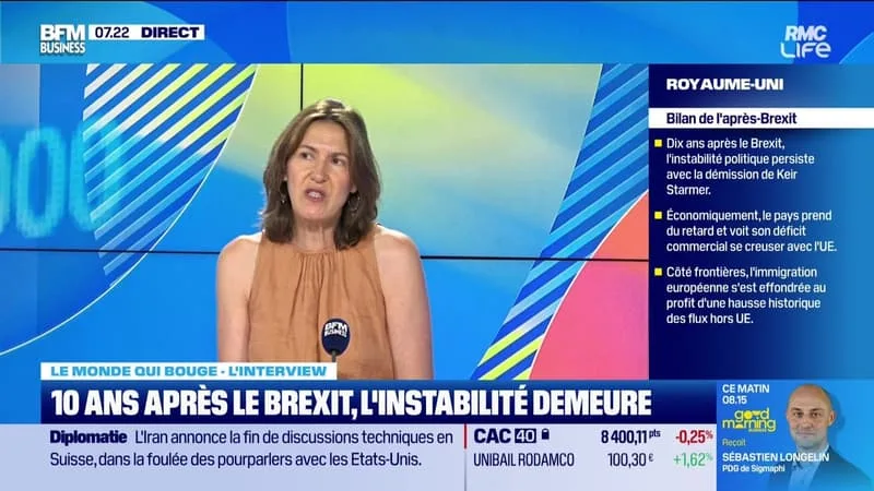 LE MONDE QUI BOUGE – L’INTERVIEW : ROYAUME-UNI, 10 ANS APRÈS LE BREXIT, L’INSTABILITÉ DEMEURE – 23/06