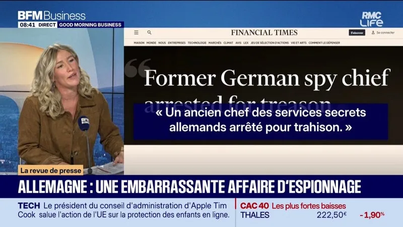 ALLEMAGNE : UNE AFFAIRE D’ESPIONNAGE EMBARRASSANTE
