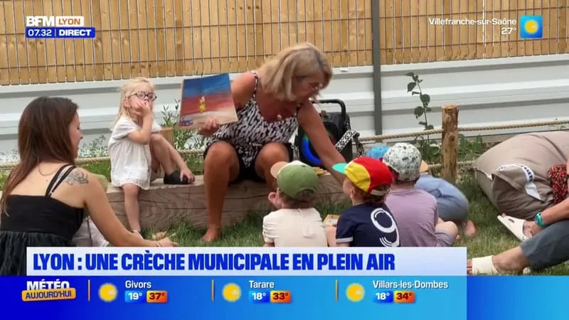 LYON : UNE CRÈCHE MUNICIPALE EN PLEIN AIR