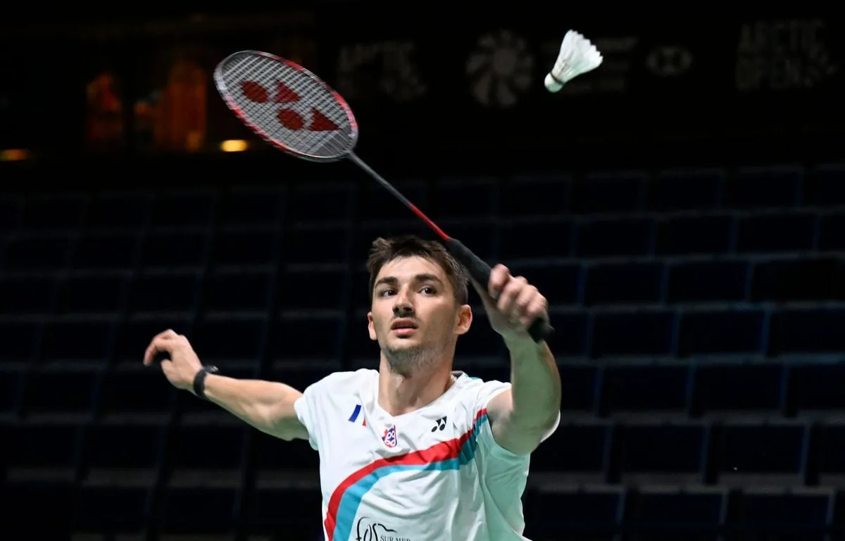 BADMINTON : MONSTRUEUX… LE FRANÇAIS CHRISTO POPOV S’IMPOSE À DOMICILE ET DEVIENT NUMÉRO UN MONDIAL