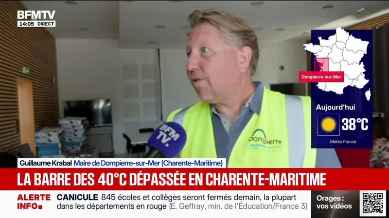 CANICULE: EN CHARENTE-MARITIME, LA COMMUNE DE DOMPIERRE-SUR-MER S’ORGANISE POUR PROTÉGER LES PLUS VULNÉRABLES FACE AUX CHALEURS
