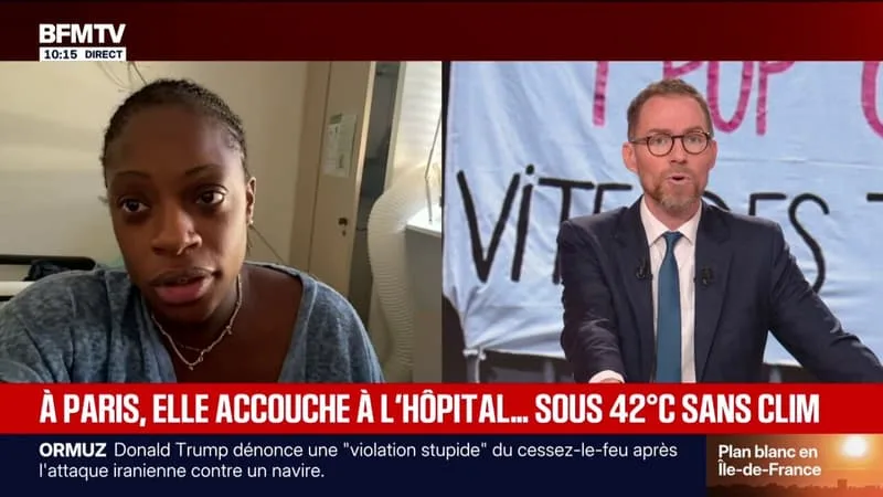 CANICULE: ELLE ACCOUCHE AVEC 42 DEGRÉS DANS SA CHAMBRE D’HÔPITAL