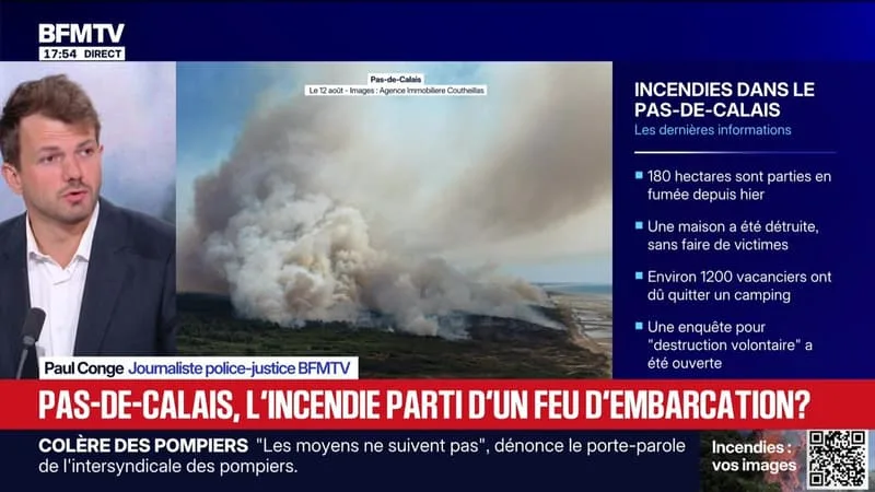 MARSCHALL TRUCHOT : PAS-DE-CALAIS, 233 POMPIERS FACE À UN FEU NON FIXÉ – 13/08