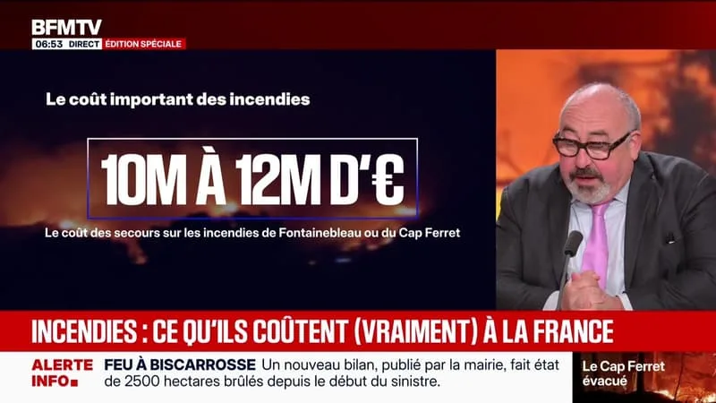 BFM CONSO : INCENDIES, CE QU’ILS COUTENT (VRAIMENT) À LA FRANCE – 24/07