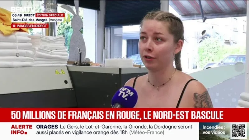 « ON A COMMENCÉ À 5H POUR ÊTRE AU FRAIS »: LES EMPLOYÉS DE CE PRESSING ADAPTENT LEURS HORAIRES FACE À LA CANICULE